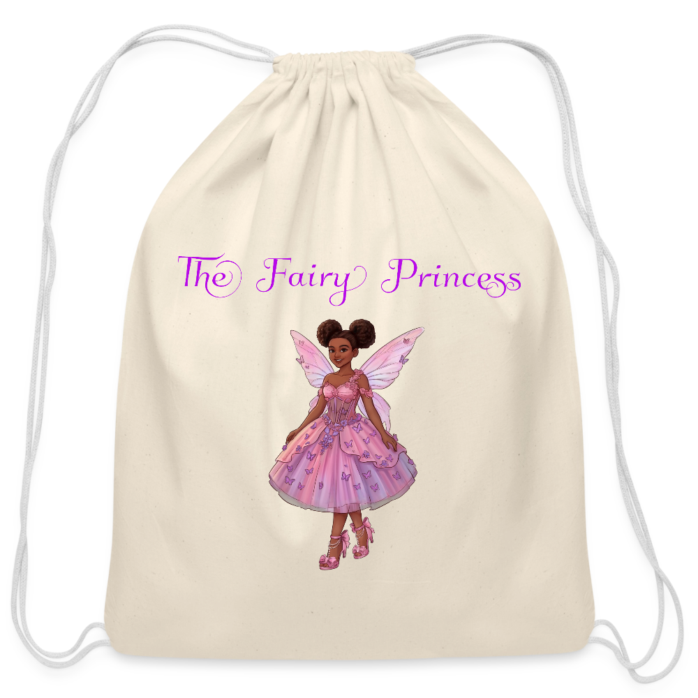The Fairy Princess Cotton Drawstring Bag