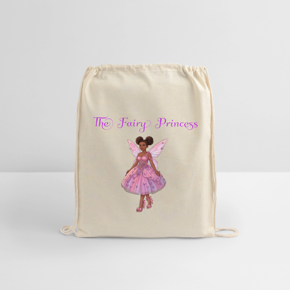 The Fairy Princess Cotton Drawstring Bag - Image 2