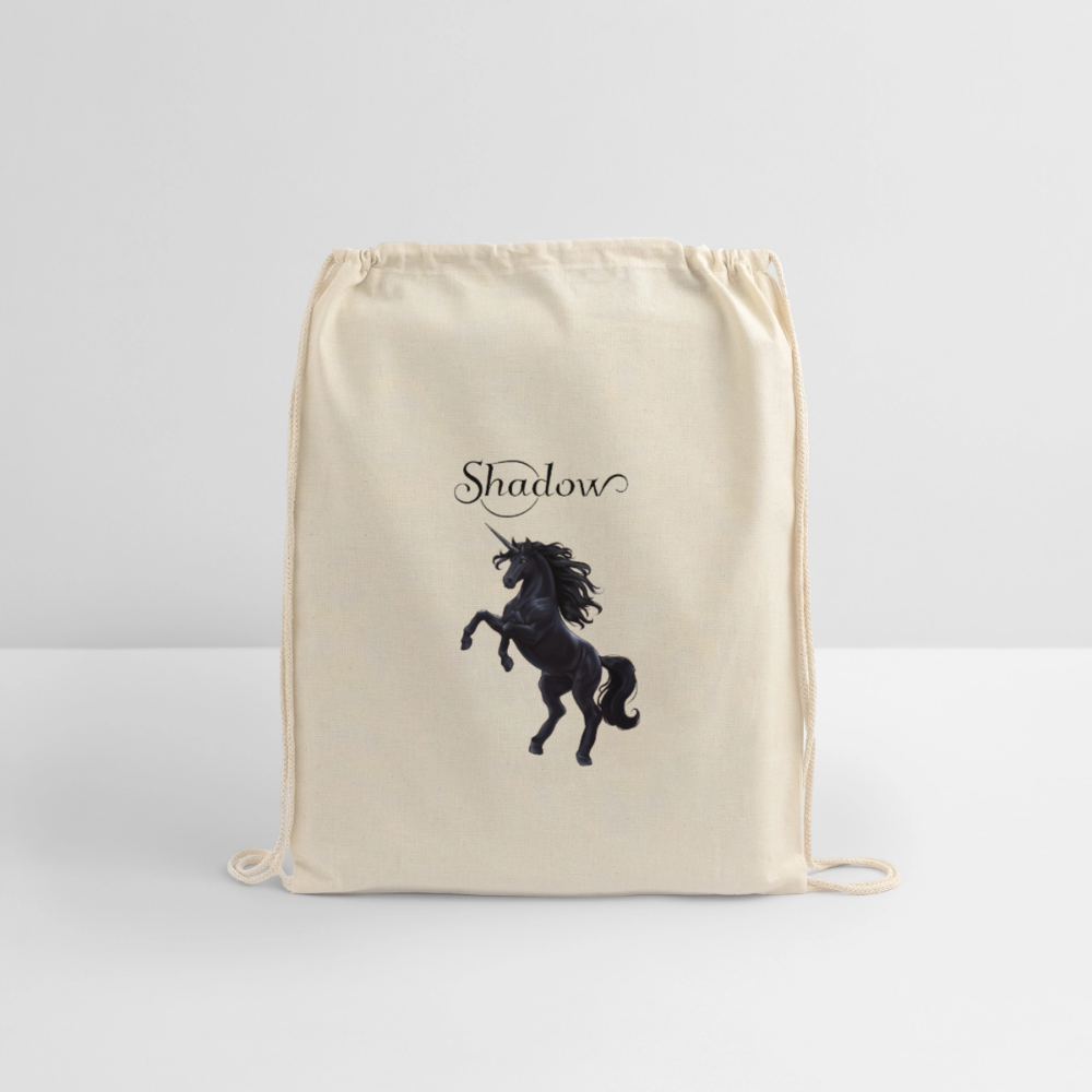 Shadow Cotton Drawstring Bag - Image 2