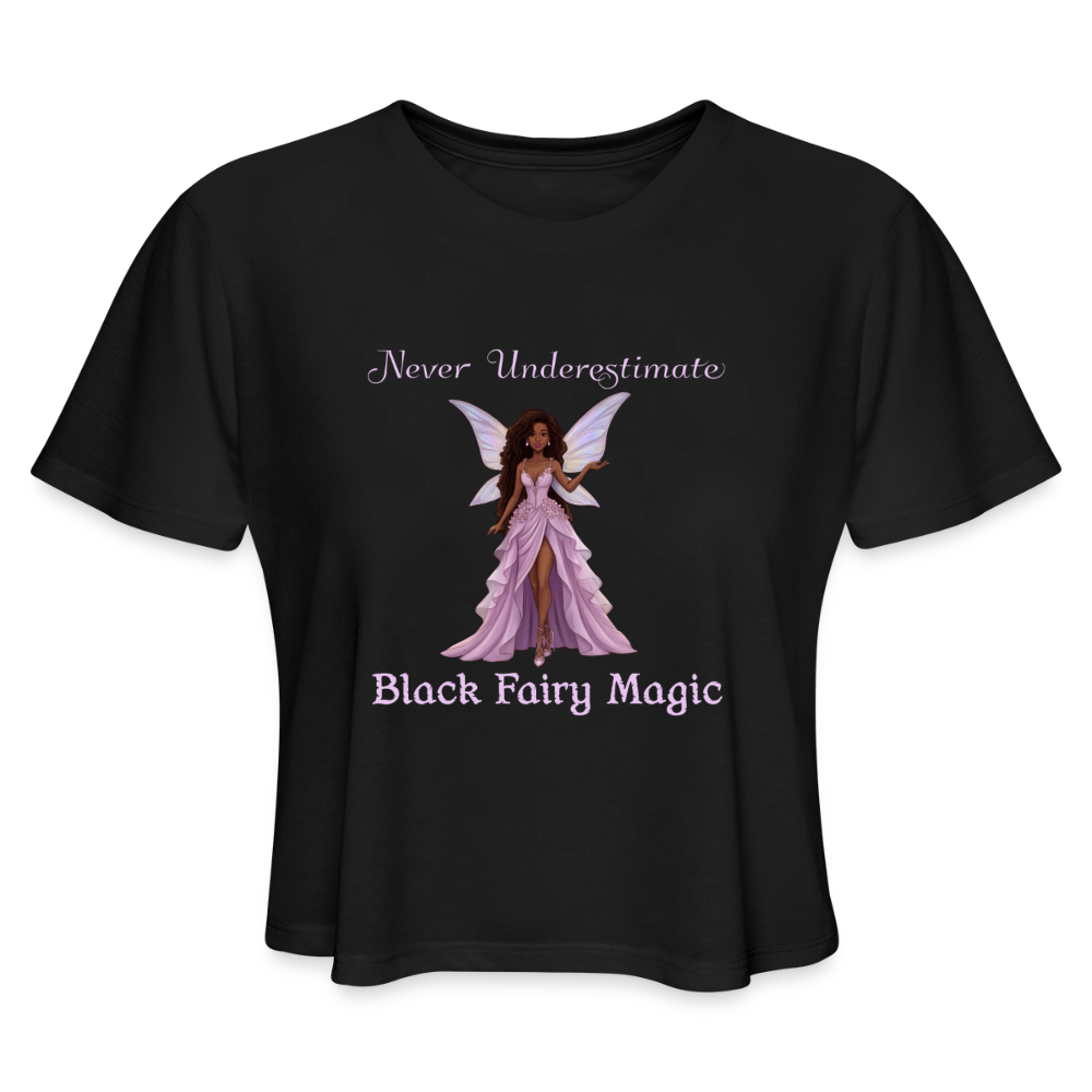 Never Underestimate Women's Cropped T-Shirt