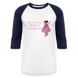 Black Fairy Magic Baseball T-Shirt