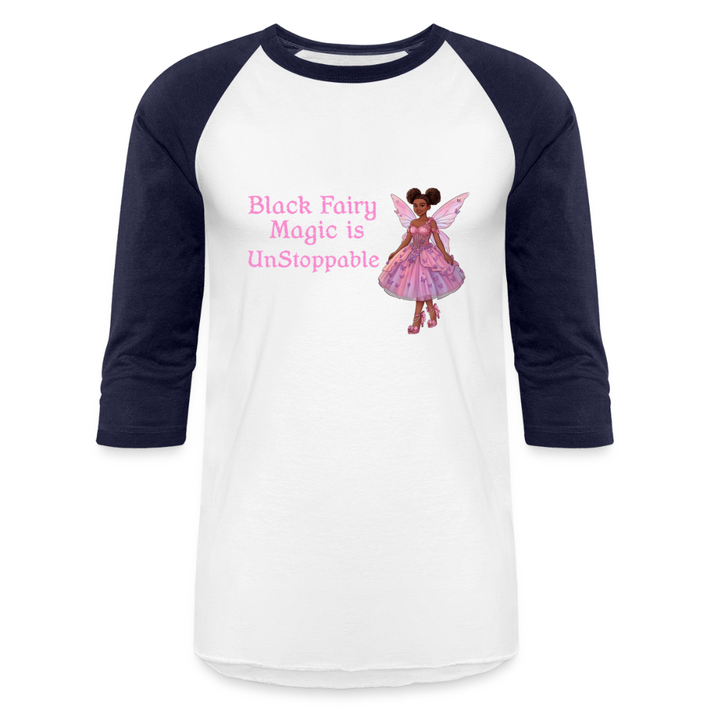 Black Fairy Magic Baseball T-Shirt