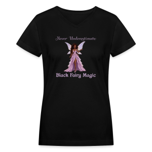 Never Underestimate Women's V-Neck T-Shirt